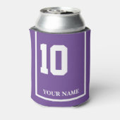 10パープル(ホワイトホース付きサドルブランケットカスタム) 缶クーラー (缶裏面)