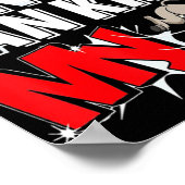 10ピンは私のロバキスボーリング ポスター (角)