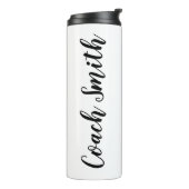 10ピンパーソナライズされたボーリングレーンのピン矢印ドット タンブラー (回転左)