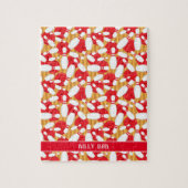 10ピンボーリングの路地のボールとピンのストライク ジグソーパズル (縦)