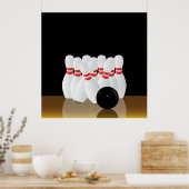 10ピンボーリング攻撃 ポスター (キッチン)