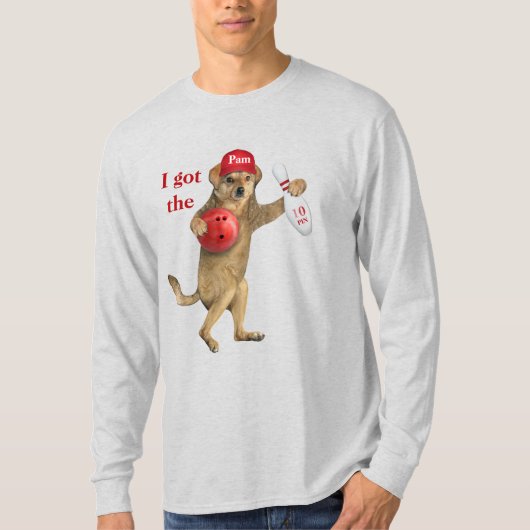 「10ピン得」基本長袖Tシャツ Tシャツ (正面)