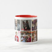 10ファミリ写真のアップロード | マグカップ (中央)