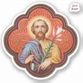 10フォイルの聖ヨセフのポートレート(TF 02) - 1アップ シール