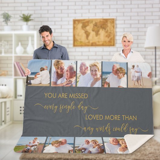 10フォトグ恋しく思レーの記憶 シェルパブランケット