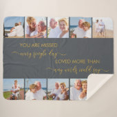 10フォトグ恋しく思レーの記憶 シェルパブランケット (正面(横))