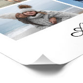 10フォトコラージュあいさつ文の写真の拡大 フォトプリント (角)