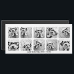 10フォトコラージュとシンプル文字 – ホワイトマグネット<br><div class="desc">写真をこのお気に入りのおもしろいテンプレートに追加する。このグリッドにはInstagramの写真や任意の写真を使用できる。</div>