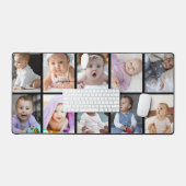 10フォトコラージュカスタムギフト デスクマット (キーボード&マウス)