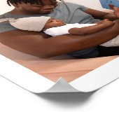 10フォトコラージュパーソナライズされた ポスター (角)