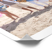 10フォトコラージュパーソナライズされた ポスター (角)