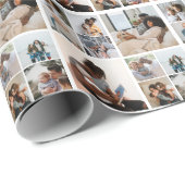 10フォトコラージュパーソナライズされた ラッピングペーパー (ロールコーナー)