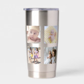10フォトコラージュパーソナライズされた 保温保冷タンブラー (右面)