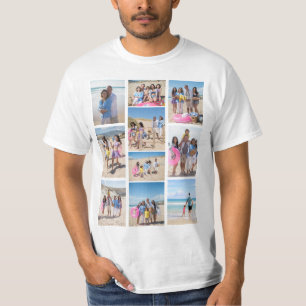 10フォトコラージュパーソナライズされた Tシャツ