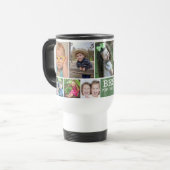 10フォトコラージュ最高のエバポップ・アートのグポップ・アートのグリーングランドパ トラベルマグ (正面左)