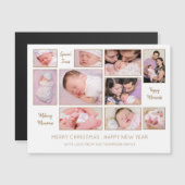10フォトコラージュ高揚する言葉メリークリスマス (正面/裏面)