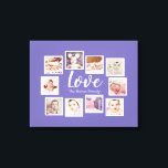 10フォトコラージラブファミリー キャンバスプリント<br><div class="desc">10枚のカスタム写真テンプレートを作成したパーソナライズされたウォールアート – Canvas Print from Ricaso – このキャンバスに自分の写真と文字を追加素晴らしする</div>