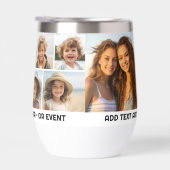 10フォトコラージンググリッド – カスタム文字のまわりに下部 (右面)