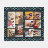 10フォトジオメモダントリスタイリッシュ名 フリースブランケット (正面(横))