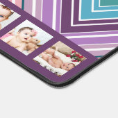 10フォトジグカラフルザグパーソナライズされた デスクマット (コーナー)