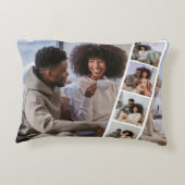 10フォトブースモダンパーソナライズされた アクセントクッション (裏面)