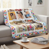 10フォトモダンウォータカラフルーの色抽象芸術名 フリースブランケット