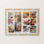 10フォトモダントレンディーフローラスタイリッシュ名 ジグソーパズル (横)