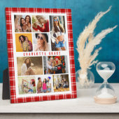 10フォトモダントレンディーレッドプレスタイリッシュイド フォトプラーク (側面)