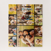 10フォトユニークコラージミニマルシンプルリスト ジグソーパズル (縦)