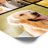 10フォトユニークコラージュシンプルブラック フォトプリント            (角)