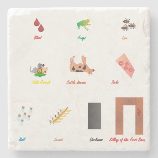 10ペスト ストーンコースター (正面)