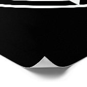 10ポインテッドスタージオメトリックウォールプリント。 ポスター (角)