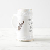 10ポイント木びき台 ビールジョッキ (正面左)