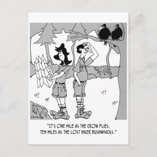 10マイルとしてハイカーブッシュフアック ポストカード (正面)