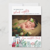 10ミッスル静か足指かわいい誕生のための夜 案内状 (正面)