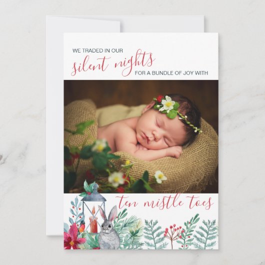 10ミッスル静か足指かわいい誕生のための夜 案内状 (正面)