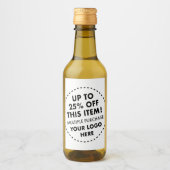 10ミニワインボトルラベル25%オフ嵩買 ワインラベル (正面)