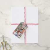 10メリークリスマスギフトラベル ギフトタグ (より糸付き)