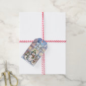 10メリークリスマスギフトラベル ギフトタグ (より糸付き)