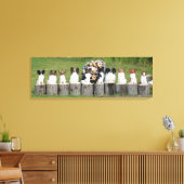 10リトルパピヨン キャンバスプリント (インサイチュ (リビング))