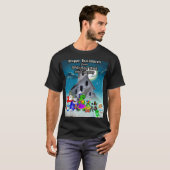 10リトルモンスタースハッピーハロウィーン(V1) Tシャツ (正面フル)