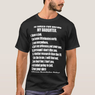 10ルールデートすること娘オーバープロテクトパパプロ Tシャツ