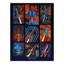 10ロケットのポスター フォトプリント           