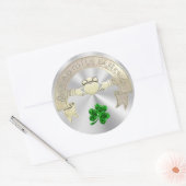 10万歓迎ステッカー ラウンドシール (封筒)