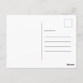 10不気味月ハローウィンパーティ招待状 ポストカード (裏面)