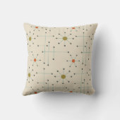 10世紀半モダン半パターン（の模様が）ある期 クッション (裏面)