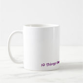 10人の事の女性しか理解しません コーヒーマグカップ (左)
