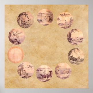 10人の雄牛の禅 ポスター