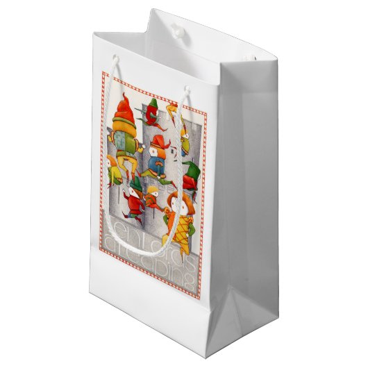 10人の領主が小さな抱き枕 スモールペーパーバッグ (正面アングル)