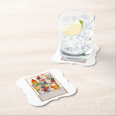 10人の領主が跳躍するブラケットの紙コースター ペーパーコースター (インサイチュ)